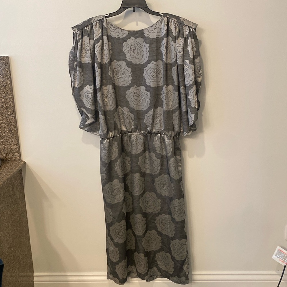 Vintage silver cocktail dress